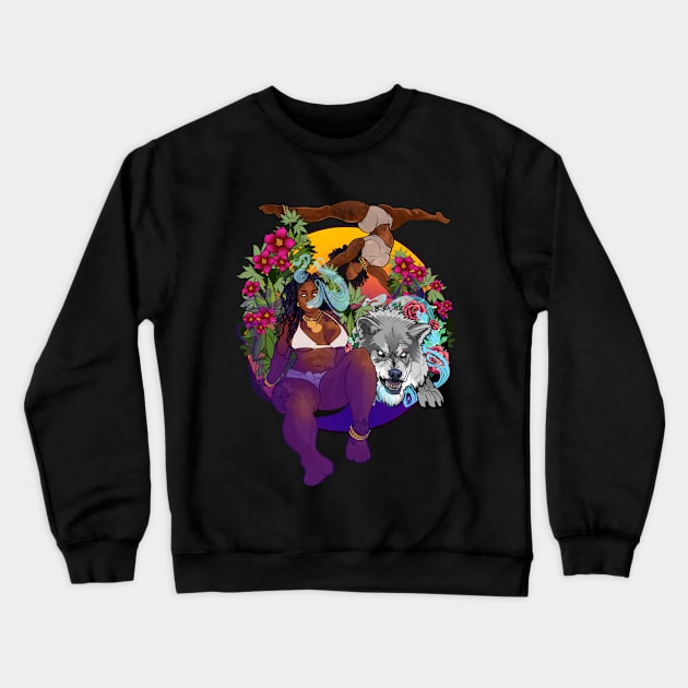 Halo Drip 11 Crewneck Sweatshirt by Latt1Arts 